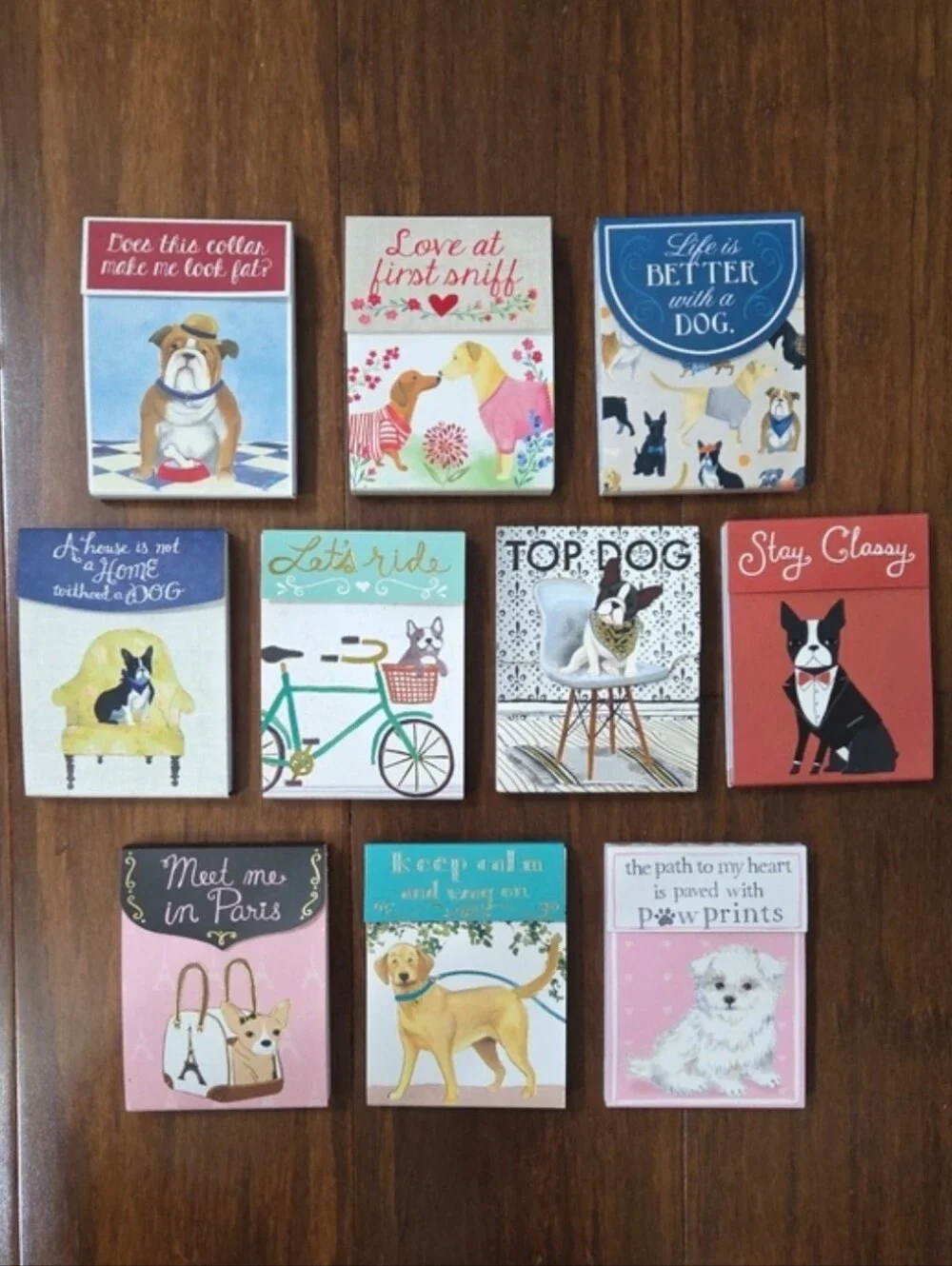 MOLLY & REX BULLDOG POCKET NOTEPAD